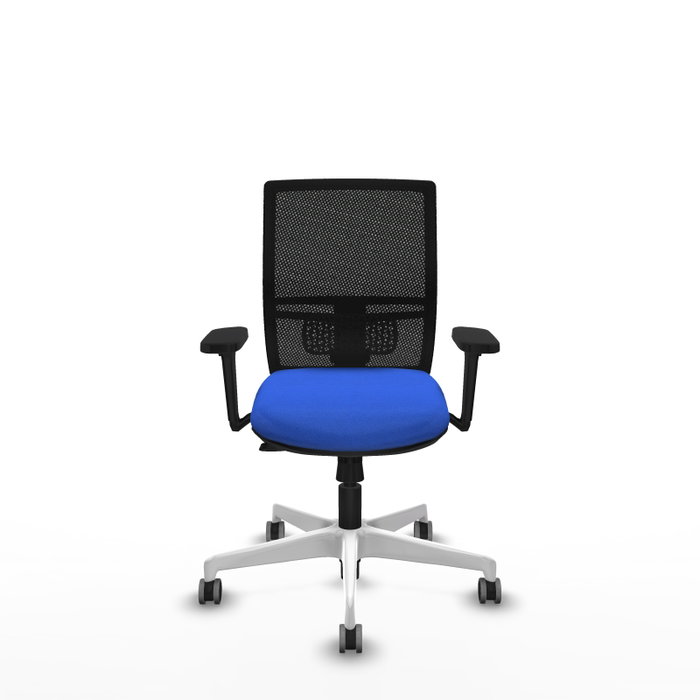 PIQUERAS Y CRESPO Silla de oficina Yunquera con mecanismo Sincro/Traslack, Azul y Negro PIQUERAS Y CRESPO Silla de oficina Yunquera con mecanismo Sincro/Traslack, Azul y Negro