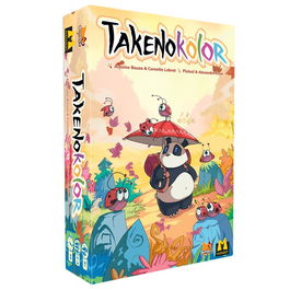 Matagot Takenokolor Juego de Mesa Familiar TAK03ES - Colorear Estratégico e Inclusivo, de 2 a 4 Jugadores, 6+ Años, 20 Min, Edición en Español