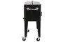 DKD Home Decor Nevera Terraza Y Jardin Negro 43 x 80 x 74 cm