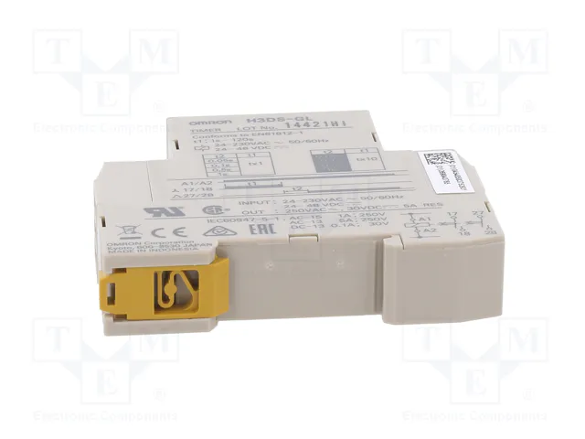 OMRON H3DS-GL Relé de tiempo 1s÷120s SPST-NO x2 250VAC/5A