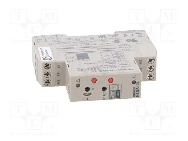 OMRON H3DS-GL Relé de tiempo 1s÷120s SPST-NO x2 250VAC/5A