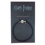 THE CARAT SHOP Pulsera de cuero negra temática Harry Potter 17cm