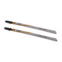 Wolfcraft Hoja de sierra de calar HCS 130 mm, vástago en T, 2 uds
