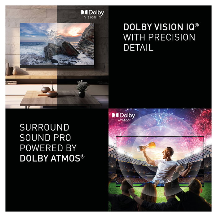 Panasonic TV-65W85BEZ Smart TV QLED 65" (164 cm) 4K Ultra HD 100 Hz Fire OS Dolby Atmos HDR10+ FreeSync Alexa Negro