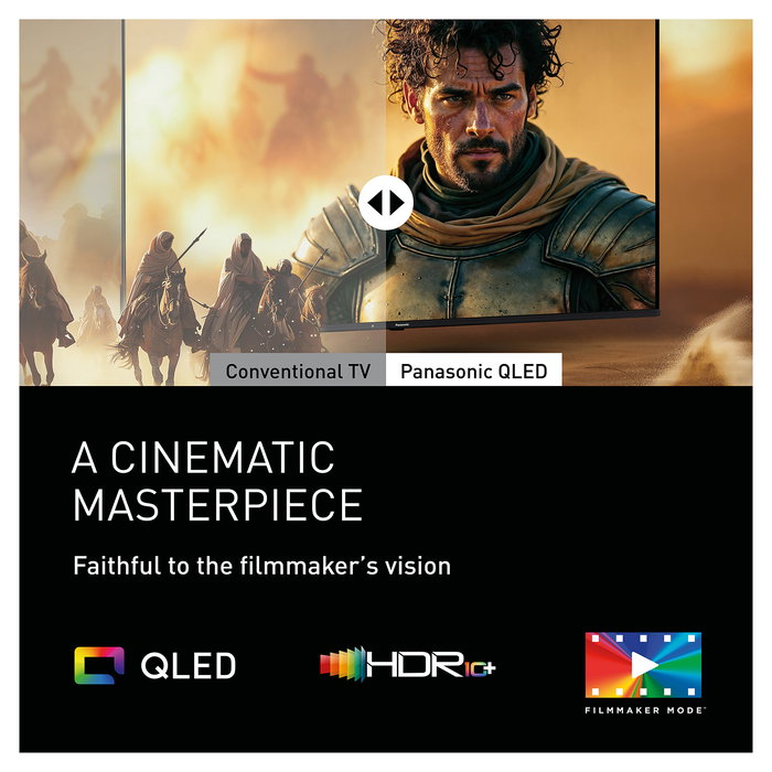 Panasonic TV-65W85BEZ Smart TV QLED 65" (164 cm) 4K Ultra HD 100 Hz Fire OS Dolby Atmos HDR10+ FreeSync Alexa Negro