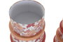 DKD Home Decor Set de 10 Cajas de Almacenaje Redondas Fucsia