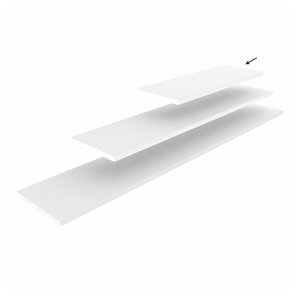 Vollrath Pujadas Estante Estrecho Cubic 50 cm, Madera, Blanco, para Buffet y Exposición Vollrath Pujadas Estante Estrecho Cubic 50 cm, Madera, Blanco, para Buffet y Exposición