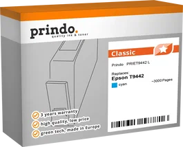 Prindo Classic L Cartucho de tinta cian compatible con Epson T9442