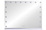 DKD Home Decor Espejo LED de Cristal 80x12x62 con 18 Bombillas y Control Táctil