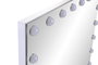 DKD Home Decor Espejo LED de Cristal 80x12x62 con 18 Bombillas y Control Táctil