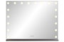 DKD Home Decor Espejo LED de Cristal 80x12x62 con 18 Bombillas y Control Táctil