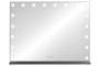 DKD Home Decor Espejo LED de Cristal 80x12x62 con 18 Bombillas y Control Táctil