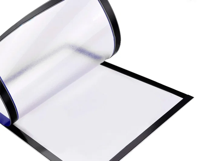 Liderpapel Marco Porta Anuncios Magnético DIN A4 Adhesivo Removible Color Azul