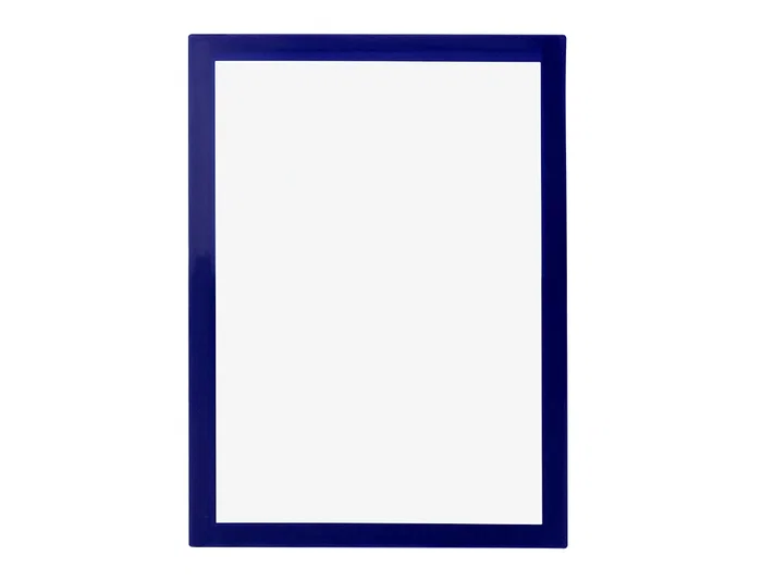 Liderpapel Marco Porta Anuncios Magnético DIN A4 Adhesivo Removible Color Azul