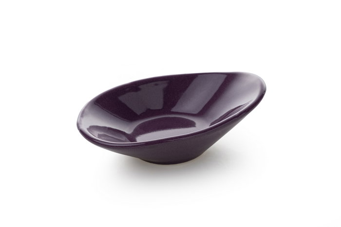 Hermia ST511006F498A000000MAYD200 Juego de 6 Salseras de Cerámica Morado 12x7.9x3cm