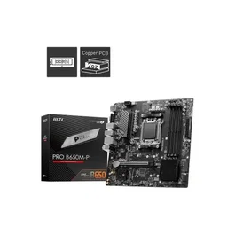 MSI Placa Base B650M-P PRO para Socket AM5 Micro ATX DDR5 para Procesadores AMD Ryzen 7000 Series