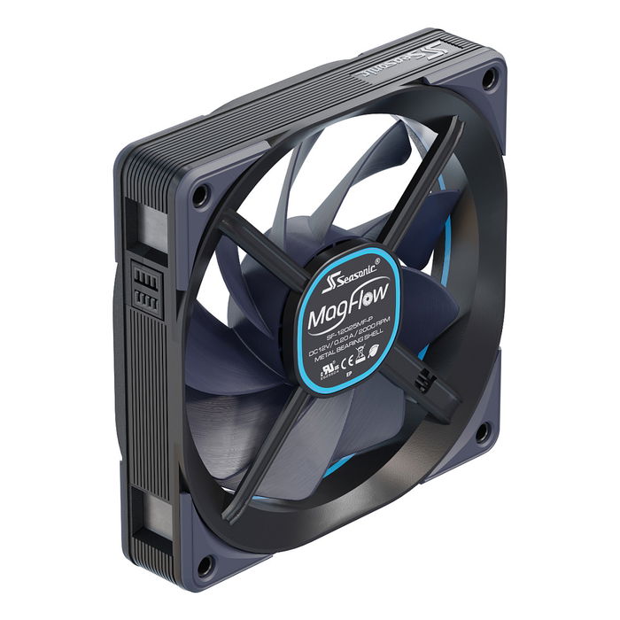 Seasonic MagFlow 1225PWM Ventilador 120mm PWM Negro Pack 3 Unidades Seasonic MagFlow 1225PWM Ventilador 120mm PWM Negro Pack 3 Unidades