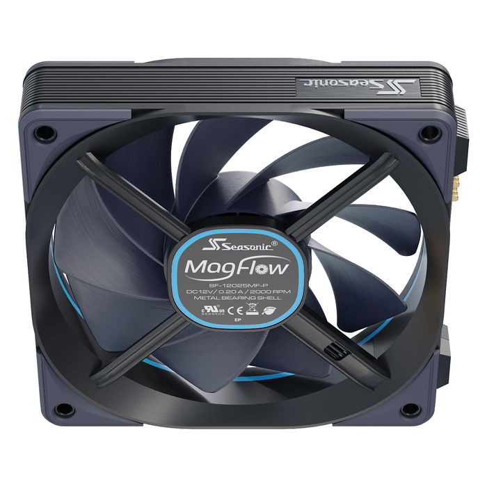 Seasonic MagFlow 1225PWM Ventilador 120mm PWM Negro Pack 3 Unidades Seasonic MagFlow 1225PWM Ventilador 120mm PWM Negro Pack 3 Unidades