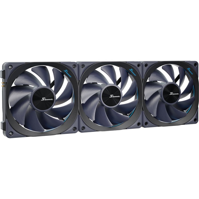 Seasonic MagFlow PWM Kit de 3 ventiladores de 120 mm Seasonic MagFlow PWM Kit de 3 ventiladores de 120 mm