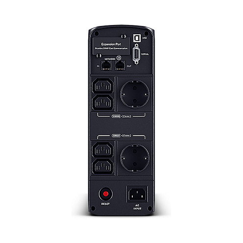 CyberPower CP1200EIPFCLCD SAI/UPS Interactivo Línea 1200VA 720W Salida Senoidal Pura 220V-240V con Pantalla LCD, 6 Tomas y Protección Ethernet