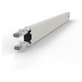 PATCHBOX Kupferkassette patchbox.one, 8RU (0.8m), Cable de Red Cat. 6a U/FTP STP, PoE+, RJ-45 Macho, Blanco