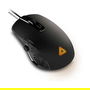 Lexip NP93 Gaming Ratón - Cableado USB para Mano Derecha, 12 Botones Programables, 12000 DPI, Sensor Cerámico, Iluminación Multicolor, Negro, 190 x 135 x 55 mm
