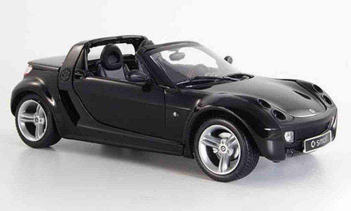 Maisto Fresh Metal Smart Roadster, Coche de juguete Negro 1:64 Maisto Fresh Metal Smart Roadster, Coche de juguete Negro 1:64