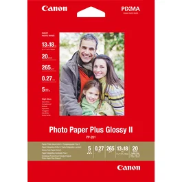 Canon 2311B018 Papel Fotográfico de Alto Brillo 260 g/m² Blanco 20 hojas 5 x 7