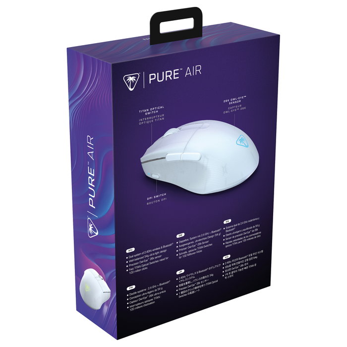 Turtle Beach Pure Air Gaming Mouse, blanco
