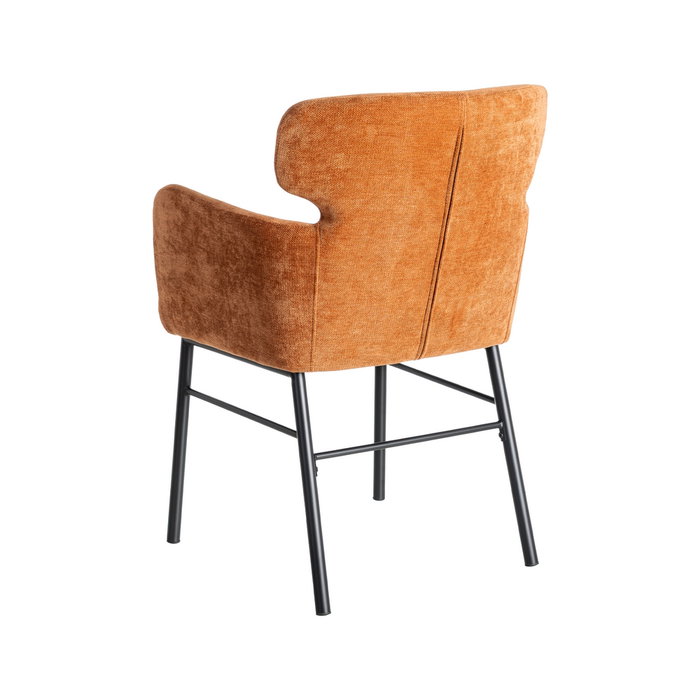 Silla Terracota Tejido-Metal Salón 59,50 X 62,50 X 86 cm (Set de 2) Silla Terracota Tejido-Metal Salón 59,50 X 62,50 X 86 cm (Set de 2)