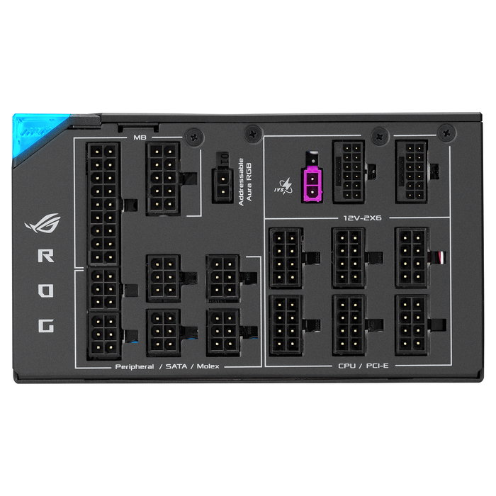 ASUS ROG THOR III Gaming Fuente de Alimentacion 1600W ATX 3.1 80 Plus Titanium, Certificacion 80 PLUS Titanium, 1600 W, Fuente ATX, PSU para PC, THOR-1600T3-GAMING