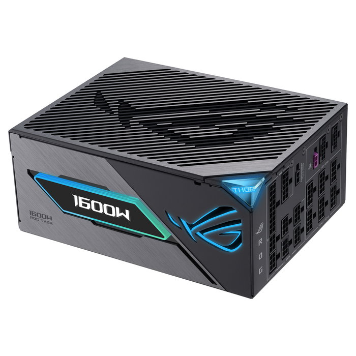 ASUS ROG THOR III Gaming Fuente de Alimentacion 1600W ATX 3.1 80 Plus Titanium, Certificacion 80 PLUS Titanium, 1600 W, Fuente ATX, PSU para PC, THOR-1600T3-GAMING