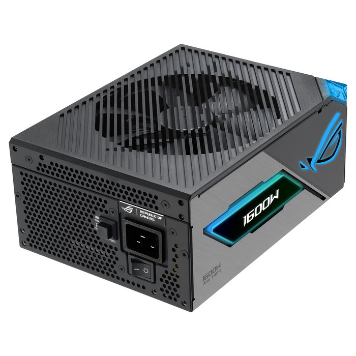 ASUS ROG THOR III Gaming Fuente de Alimentacion 1600W ATX 3.1 80 Plus Titanium, Certificacion 80 PLUS Titanium, 1600 W, Fuente ATX, PSU para PC, THOR-1600T3-GAMING