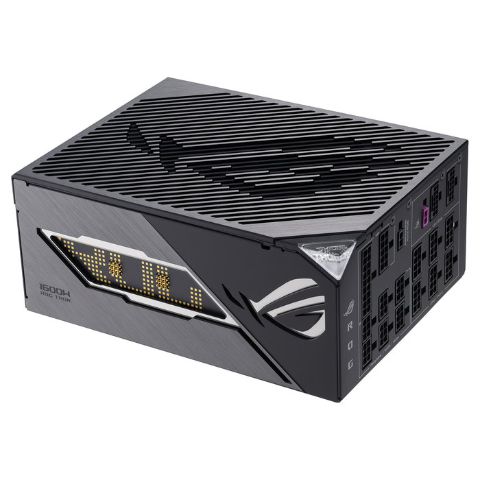 ASUS ROG THOR III Gaming Fuente de Alimentacion 1600W ATX 3.1 80 Plus Titanium, Certificacion 80 PLUS Titanium, 1600 W, Fuente ATX, PSU para PC, THOR-1600T3-GAMING