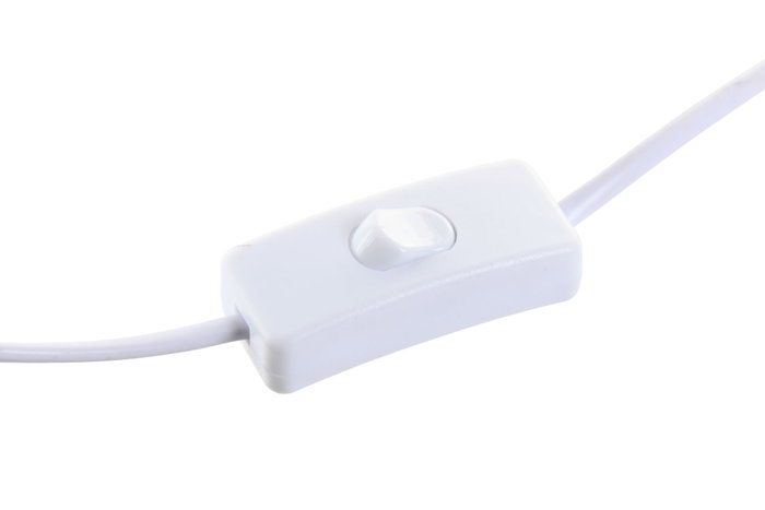 DKD Home Decor Lámpara de Sobremesa de Cerámica y Poliéster Blanco y Natural DKD Home Decor Lámpara de Sobremesa de Cerámica y Poliéster Blanco y Natural