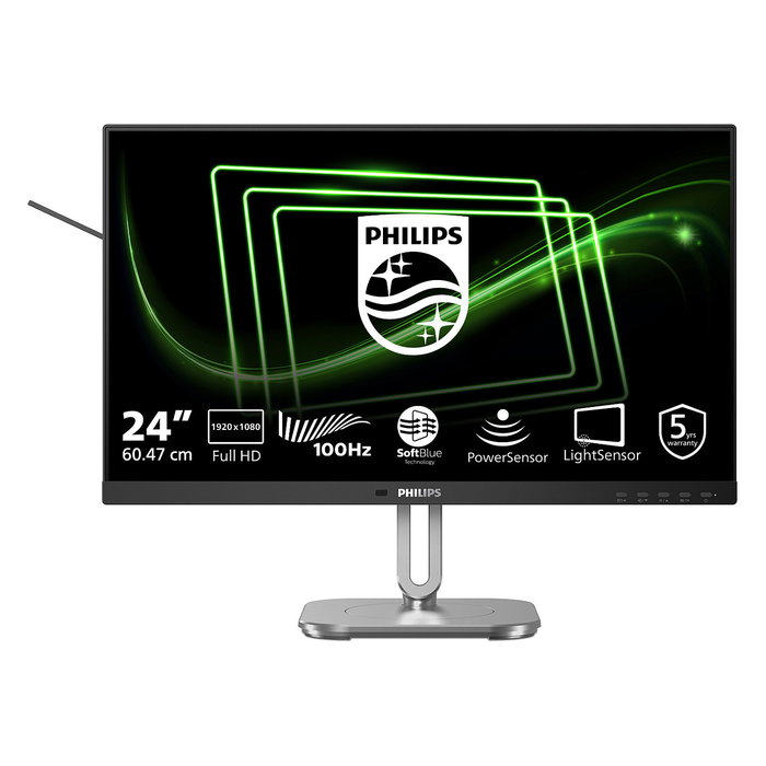 Philips 24B2G5200 Monitor de 23.8 pulgadas Full HD IPS Antracita Philips 24B2G5200 Monitor de 23.8 pulgadas Full HD IPS Antracita