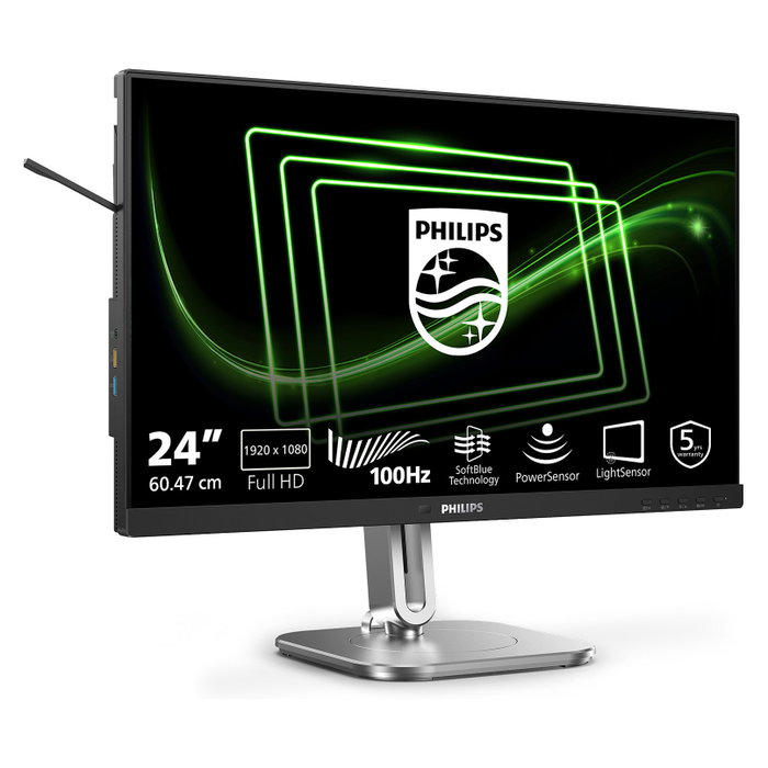 Philips 24B2G5200 Monitor de 23.8 pulgadas Full HD IPS Antracita Philips 24B2G5200 Monitor de 23.8 pulgadas Full HD IPS Antracita
