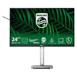 Philips Monitor 24B2G5200 23.8" (60.5cm) Full HD IPS 100Hz HDMI DP USB Antracita