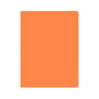Gio Subcarpeta Simple de Cartulina Naranja Intenso Tamaño Folio (50 Unidades)