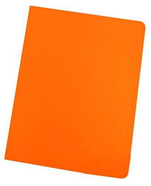 Gio Subcarpeta Simple Cartulina Naranja Intenso Folio 250 gr -50U-