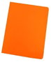 Gio Subcarpeta Simple de Cartulina Naranja Intenso Tamaño Folio (50 Unidades)