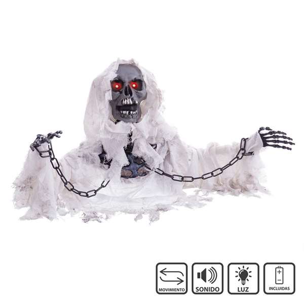 My Other Me Fantasma Suelo Blanco 130 x 18,50 x 40 cm My Other Me Fantasma Suelo Blanco 130 x 18,50 x 40 cm