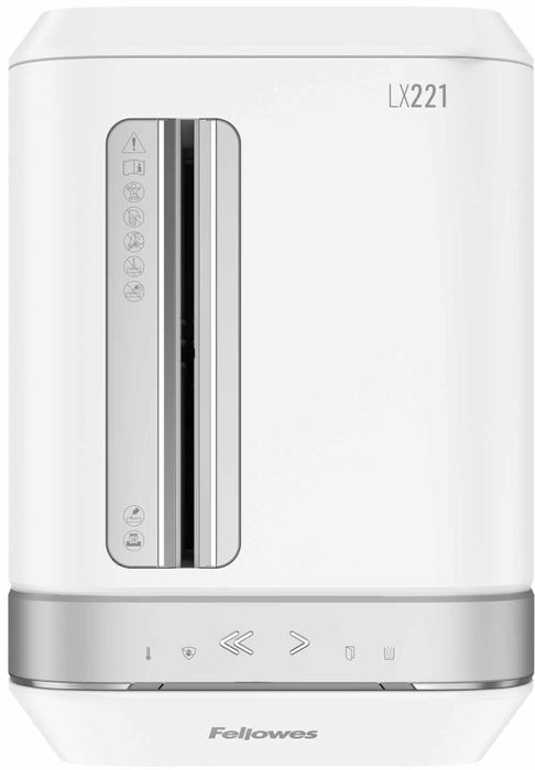 Fellowes LX221 Destructora de Papel Microcorte Blanca