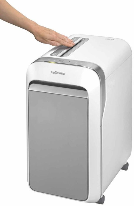 Fellowes LX221 Destructora de Papel Microcorte Blanca