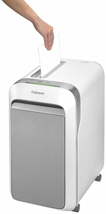 Fellowes LX221 Destructora de Papel Microcorte Blanca