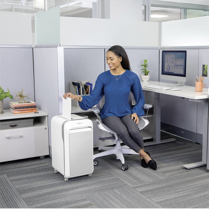 Fellowes LX221 Destructora de Papel Microcorte Blanca