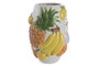 DKD Home Decor Jarrón de Gres Tuttifrutti Multicolor
