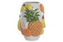 DKD Home Decor Jarrón de Gres Tuttifrutti Multicolor