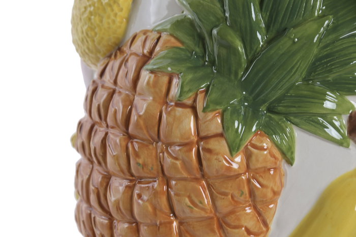DKD Home Decor Jarrón de Gres Tuttifrutti Multicolor DKD Home Decor Jarrón de Gres Tuttifrutti Multicolor