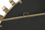 DKD Home Decor Espejo de Hierro y Cristal Dorado 98x98 cm